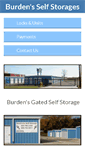 Mobile Screenshot of burdensstorage.com